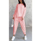 ⏰ Now only 50% off!🔥Women's Irregular Hem Top & Casual Pants Set
