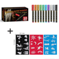 🎨Perfect For Unique Body Art🔥Temporary Tattoo Markers for Skin