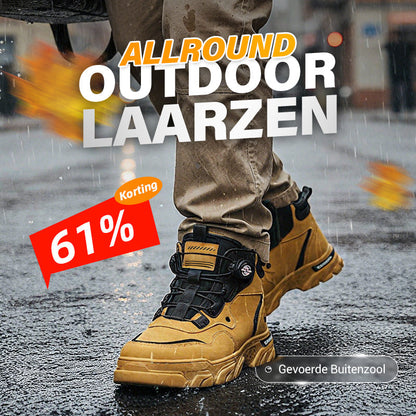 ⏳Tijdelijke aanbieding⏰Heren outdoor werkschoenen met draaibare gesp (waterdicht, antislip, comfortabel en ademend)
