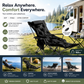 🪑 70% OFF! 🌿 Portable, adjustable folding chair for outdoor use – Lightweight, sturdy & versatile – Ideal for the garden, camping, the beach or the patio – easy to carry and set up 🏕️✨