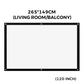 📺 50% OFF NOW! ✨ High Definition Projection Screen - 120-inch Diagonal with Matte White Surface for Crystal Clear Home Cinema Experience 🎬🌟