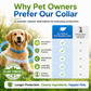 🔥 50% OFF Today 🐾 Natural Essential Oil Pet Pest Repellent Collar 🦟Safe Flea & Tick Protection for Dogs & Cats 💚