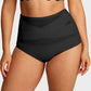 🔥Buy 1 Get 2 Free (3 PCS)✨Plus-Size High-Waist Cross Tummy Control Panties