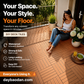 🔥53% discount！Don't worry about replacing the floor.Waterproof Interlocking Deck Tiles for Patio & Balcony