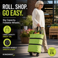 🎉 2026 Sale — Over 13,000 Sold!💞 2-in-1 Foldable Shopping Cart – Carry & Roll with Ease 🛒