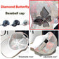 📢📢50% OFF !! ⏰Mesh Diamond Butterfly Baseball Cap