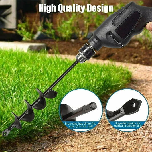 🎁2026 New Arrivals 50% OFF💥Spiral Drill for Planting – Ready in 30 Seconds ⏱️🌿