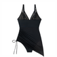 🔥Slimming Mesh Sheer Sarong Wraps Swimsuit