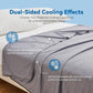 🌸Summer Hot Sale-50% Off ✨Cooling Blanket for Night Sweats - Advanced Temp-Regulating Comforter for Hot Sleepers, Stay Cool & Sleep Better