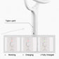 2 in 1 Electric Mosquito Swatter & Bug Zapper | USB Rechargeable 3000V Fly Killer with Strong Light & Safety Protection Net, Child & Pet Friendly for Home, Garden, Camping