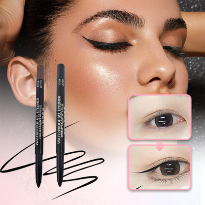 12PCS Waterproof Smudge-Proof Gel Eyeliner Set