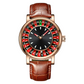 Klassiek vintage quartzhorloge met gloe