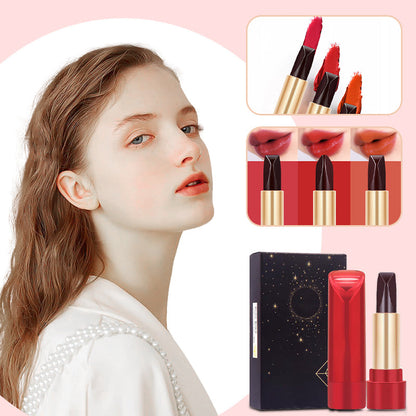 3 kleuren hydraterende waterproof langhoudende lippenstift