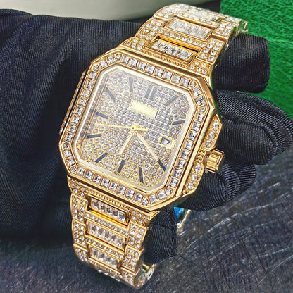 🎁New Arrival 53% OFF✨Luxury Square Rhinestone Watch – Elegant Sparkle for Every Occasion✨