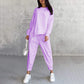 ⏰ Now only 50% off!🔥Women's Irregular Hem Top & Casual Pants Set