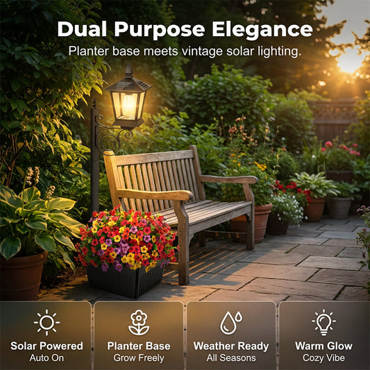 💐50% OFF ! Wrought Iron Solar Light – Retro Style & All-Weather 💡🌿