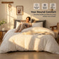 🔥50％ OFF🔥Luxury Seersucker Textured Bedding 4-Piece Set – Cool, Stylish & All Season!