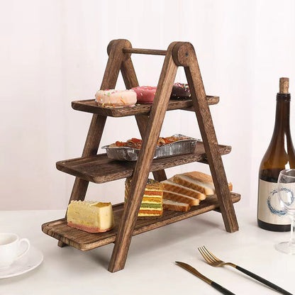 🔥50% OFF🔥3-Tier Wooden Serving Tray