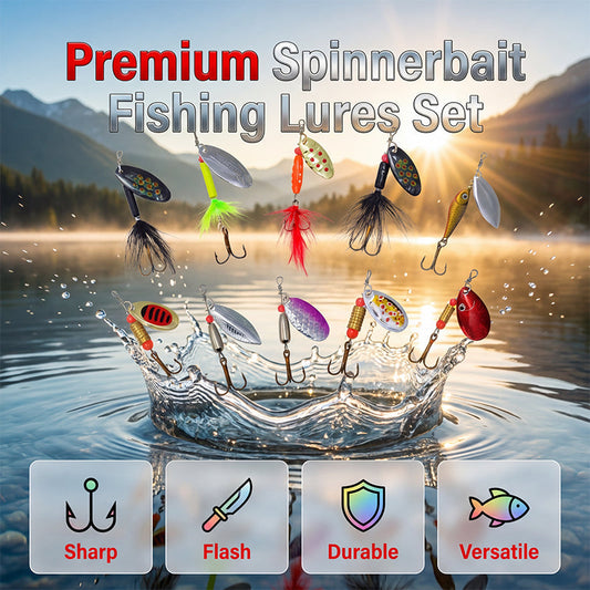 💐50% OFF ! Versatile Spinnerbait Lure – Perfect for Pike, Perch & Bass 🎯🐟【Limited Offer】