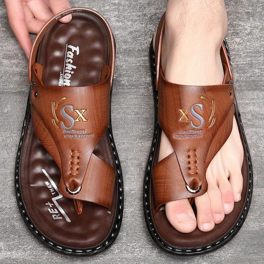 🥳SUMMER HOT SALE🥳💞50K+ SOLD!💥50% OFF! 🔥Breathable Soft Leather Outdoor Sandals for Men in Plus Sizes