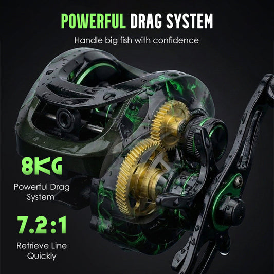 Advanced Baitcasting Fishing Reel with Drag Alarm & Precision Brakes ✅ Limited time 50% OFF – Free shipping on 2+ items!