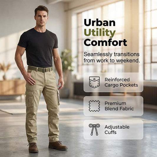 🔥Last day of the limited-time 50% off sale🔥 Men's Classic Tactical Cargo Pants – Multi-Pocket, Durable & Adjustable Cuffs – Perfect for Outdoor & Daily Wear ✨