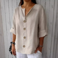 👚 50% OFF NOW! 🌸 Women's Loose Fashion Button Top – Relaxed Fit, Breathable Fabric & Timeless Design for Everyday Wear ✨