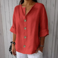 👚 50% OFF NOW! 🌸 Women's Loose Fashion Button Top – Relaxed Fit, Breathable Fabric & Timeless Design for Everyday Wear ✨