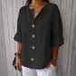 👚 50% OFF NOW! 🌸 Women's Loose Fashion Button Top – Relaxed Fit, Breathable Fabric & Timeless Design for Everyday Wear ✨