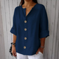 👚 50% OFF NOW! 🌸 Women's Loose Fashion Button Top – Relaxed Fit, Breathable Fabric & Timeless Design for Everyday Wear ✨