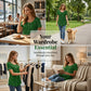 Women's Floral Print Pleated Tunic Top