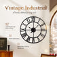 🥳2026 HOT SALE🥳💞50K+ SOLD!🕰️🤫 50% OFF! Vintage Industrial Wall Clock – Silent sweep movement, durable iron frame. Easy to read from across the room. A timeless accent for any wall. 🖤🛡️