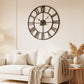 🥳2026 HOT SALE🥳💞50K+ SOLD!🕰️🤫 50% OFF! Vintage Industrial Wall Clock – Silent sweep movement, durable iron frame. Easy to read from across the room. A timeless accent for any wall. 🖤🛡️