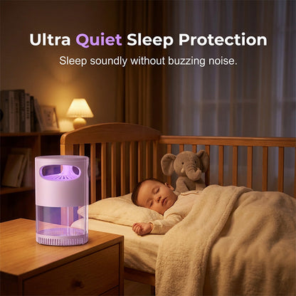 🔥Summer Hot Sale 50% OFF✨ UV Mosquito Killer Lamp – quiet, USB, chemical-free. 50K+ sold! 🔇🌙