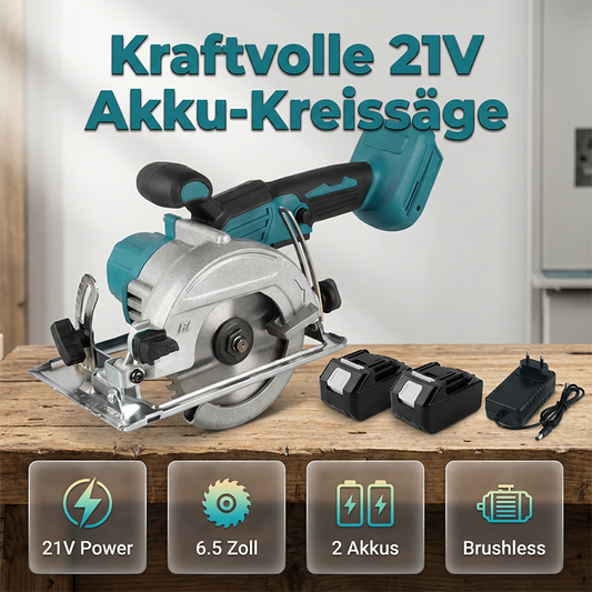 📢📢50% OFF !! ⏰High-speed cordless circular saw with brushless motor – Powerful, cordless & precise