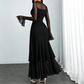 🎁2026 New Arrivals 50% OFF💥Women's Bell Sleeve Maxi Dress – Sheer, High-Slit, Elegant ✨
