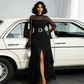 🎁2026 New Arrivals 50% OFF💥Women's Bell Sleeve Maxi Dress – Sheer, High-Slit, Elegant ✨