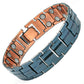 Men’s Retro Cross Double-Row Magnetic Bracelet
