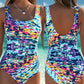 👙 Vibrant Printed One-Piece Swimsuit – Quick-Dry, High Stretch & Flattering. 50% OFF + Free Shipping!