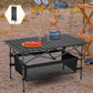 ☀️ Summer camping ！🏕️ Portable Folding Camping Table with Storage Bag