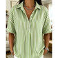 ⏳Time-Limited Special⏰Women's Casual Striped Short-Sleeve Shirt