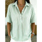 ⏳Time-Limited Special⏰Women's Casual Striped Short-Sleeve Shirt
