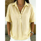 ⏳Time-Limited Special⏰Women's Casual Striped Short-Sleeve Shirt
