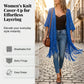🌸 50% OFF NOW! 🌸 Women's Open-Front Knit Cover-Up with Tassel Fringe – Bohemian & Lightweight – Beach Essential 🌴