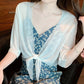 🦋 50% OFF NOW!🌿 Women's Chiffon Tie-Front Top – Sheer, Cropped & Elegant – Summer Layering Essential 🍃
