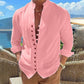 👕 50% OFF NOW! 🌊 Men's Linen Button Up Summer Beach Shirt – Breathable & lightweight – Relaxed fit, perfect for seaside vacations or sunny casual days ☀️