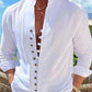 👕 50% OFF NOW! 🌊 Men's Linen Button Up Summer Beach Shirt – Breathable & lightweight – Relaxed fit, perfect for seaside vacations or sunny casual days ☀️