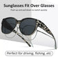 🎉LIMITED SALE：ONLY ￡9.99!!😎UV400 Protection Fit Over Glasses Sunglasses