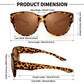 🎉LIMITED SALE：ONLY ￡9.99!!😎UV400 Protection Fit Over Glasses Sunglasses