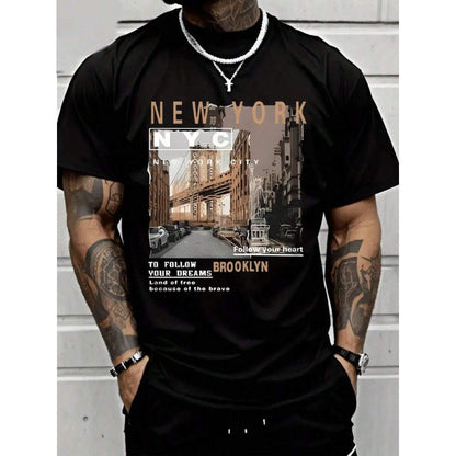 👕 50% OFF! ⏰ Urban Style New York City Short Sleeve Top – Soft cotton, iconic NYC print & breathable – perfect for casual days, travel or city-inspired looks 🗽